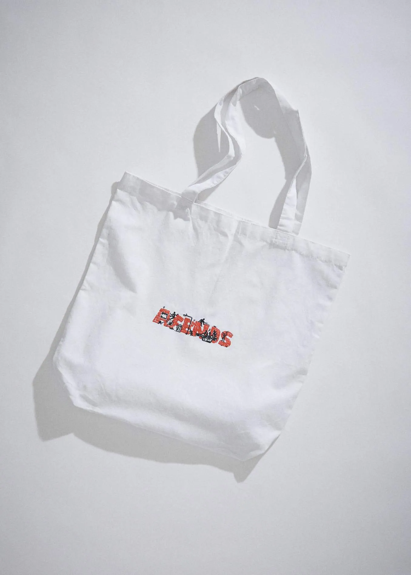 Afends Unisex Neighbourhood Threat - Tote Bag - White