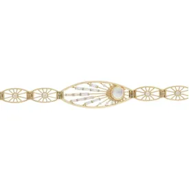 Artic Open Moonstone Bracelet