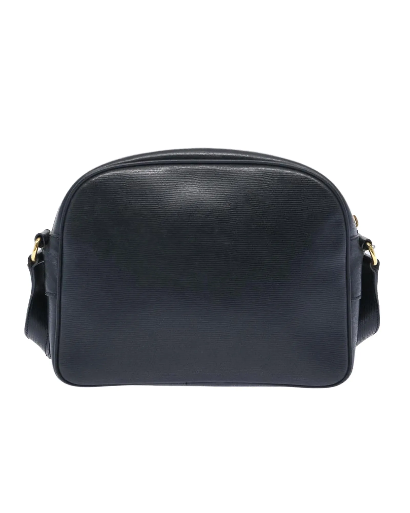Authentic Black Leather Celine Shoulder Bag
