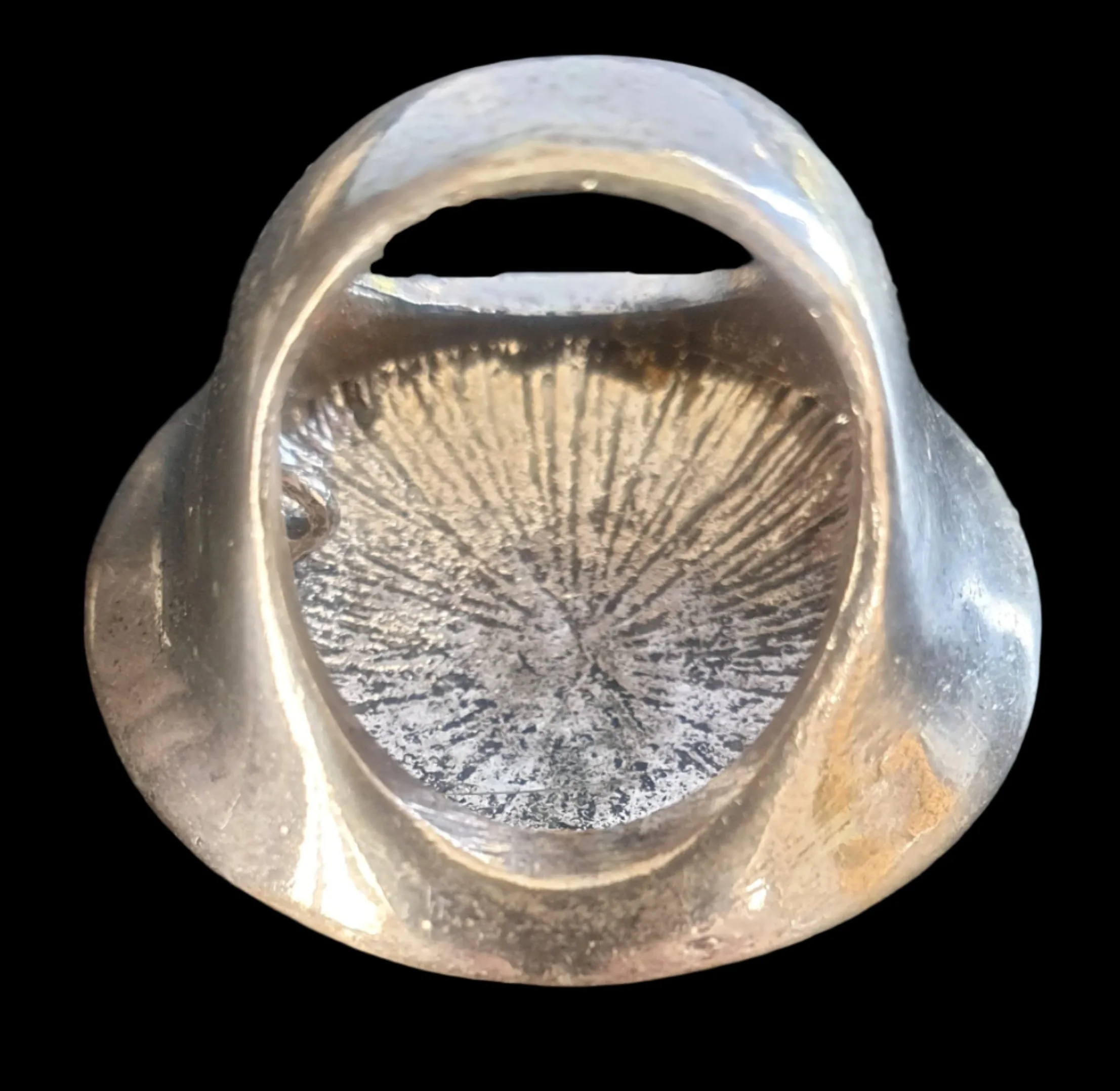 Big Beautiful Silver Circle Ring