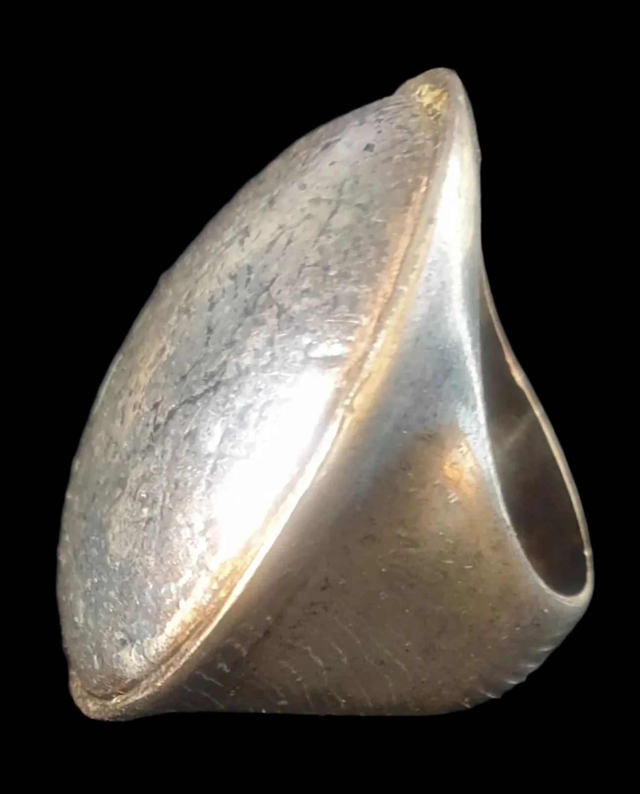 Big Beautiful Silver Circle Ring