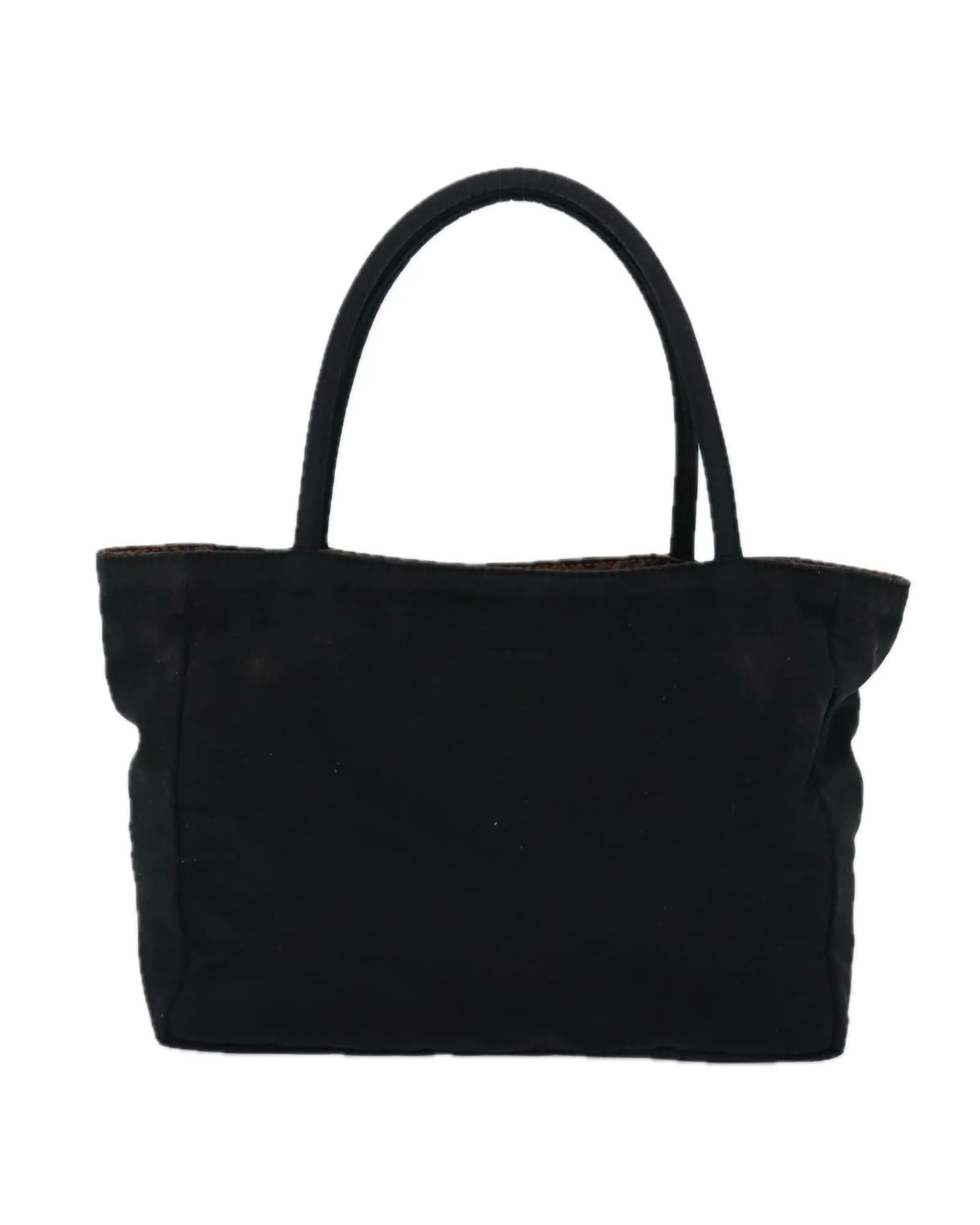 Black Nylon Hand Bag with Authenticity from Italy