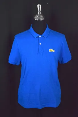 Blue Lacoste Brand Polo Shirt