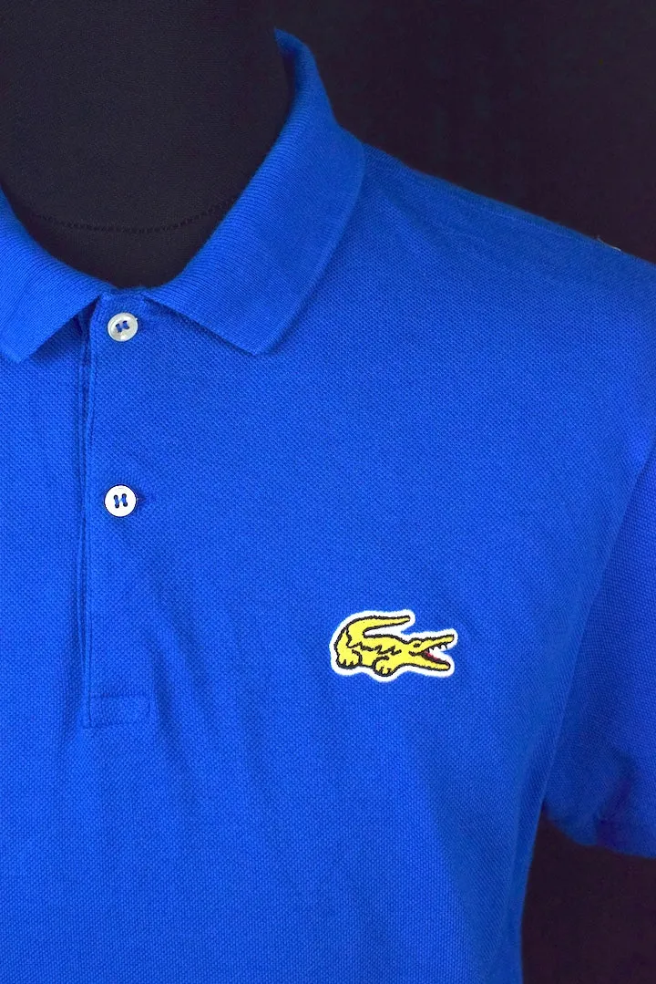 Blue Lacoste Brand Polo Shirt