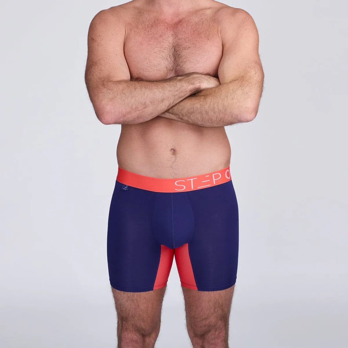 Boxer Brief - Blue & Red