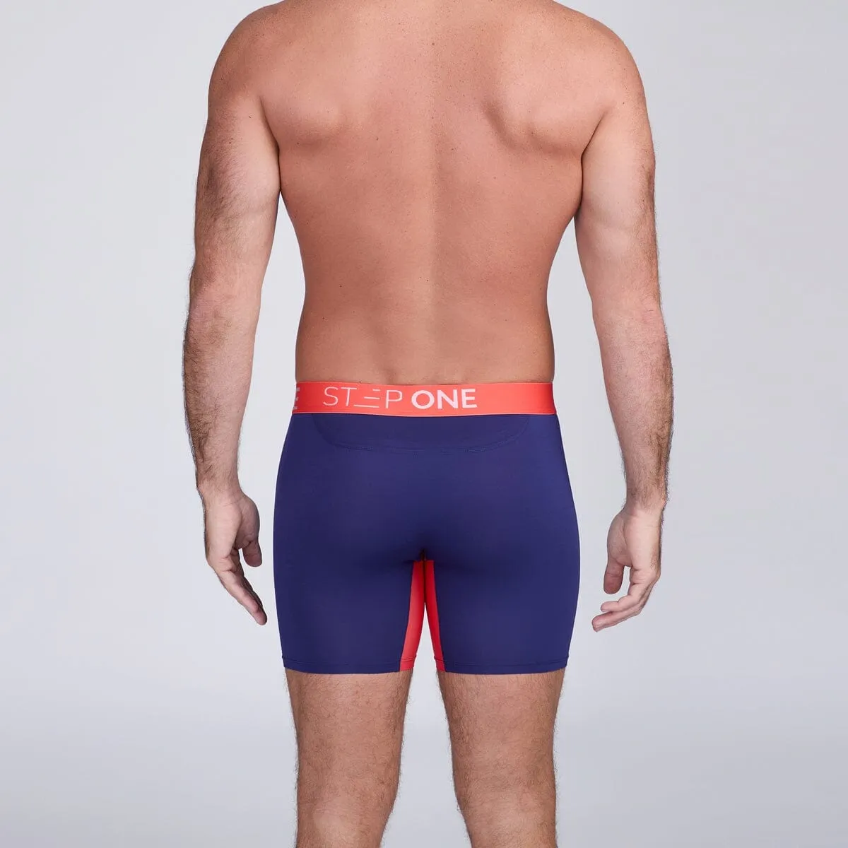 Boxer Brief - Blue & Red