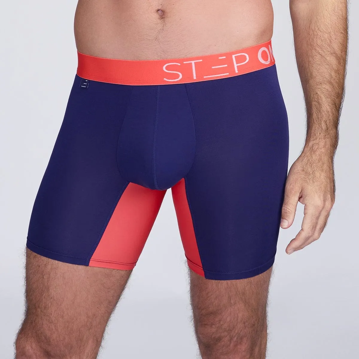 Boxer Brief - Blue & Red