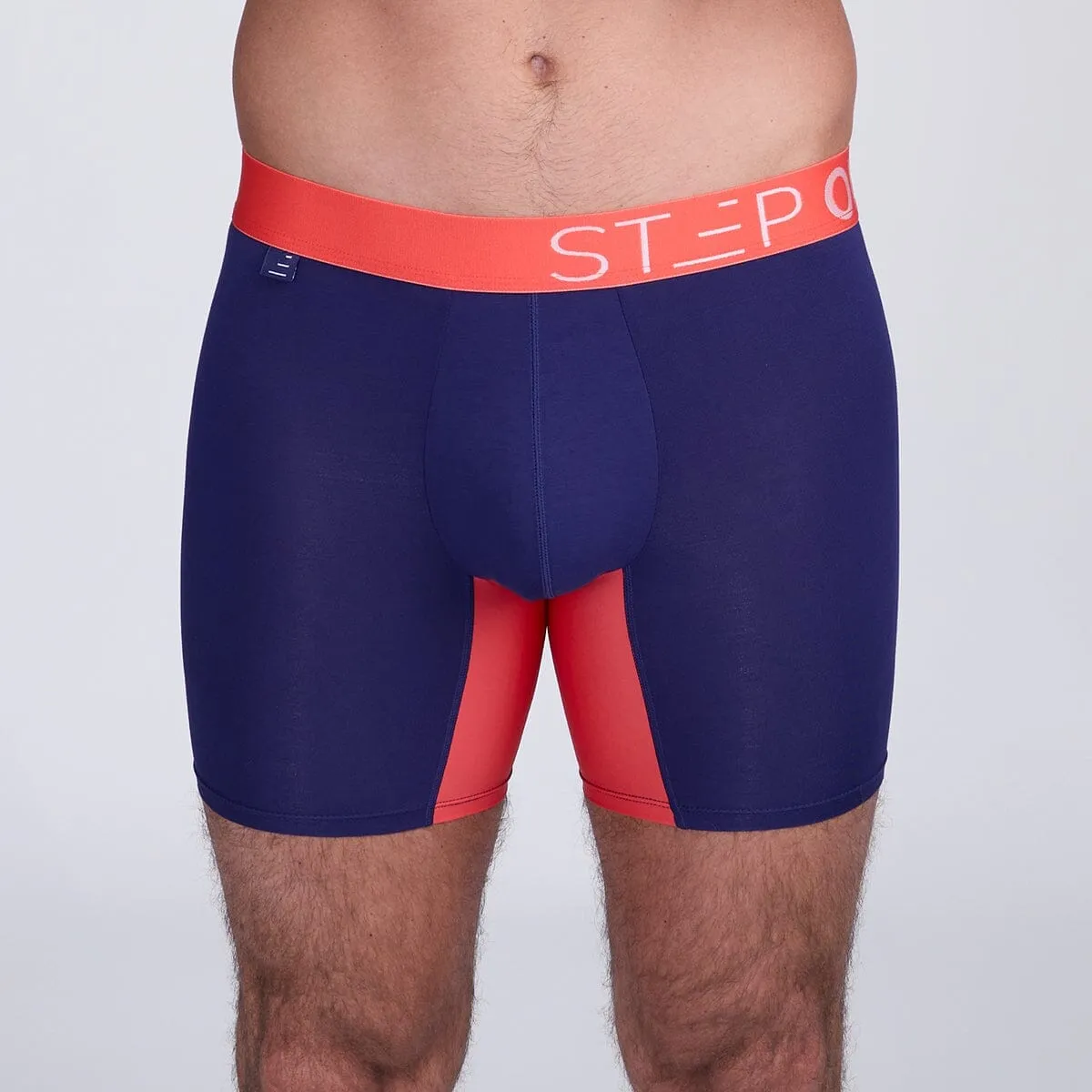 Boxer Brief - Blue & Red