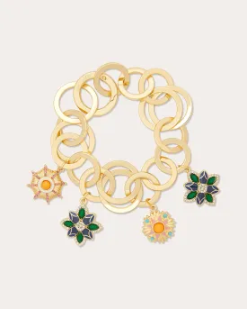 Camila Flower Charm Bracelet