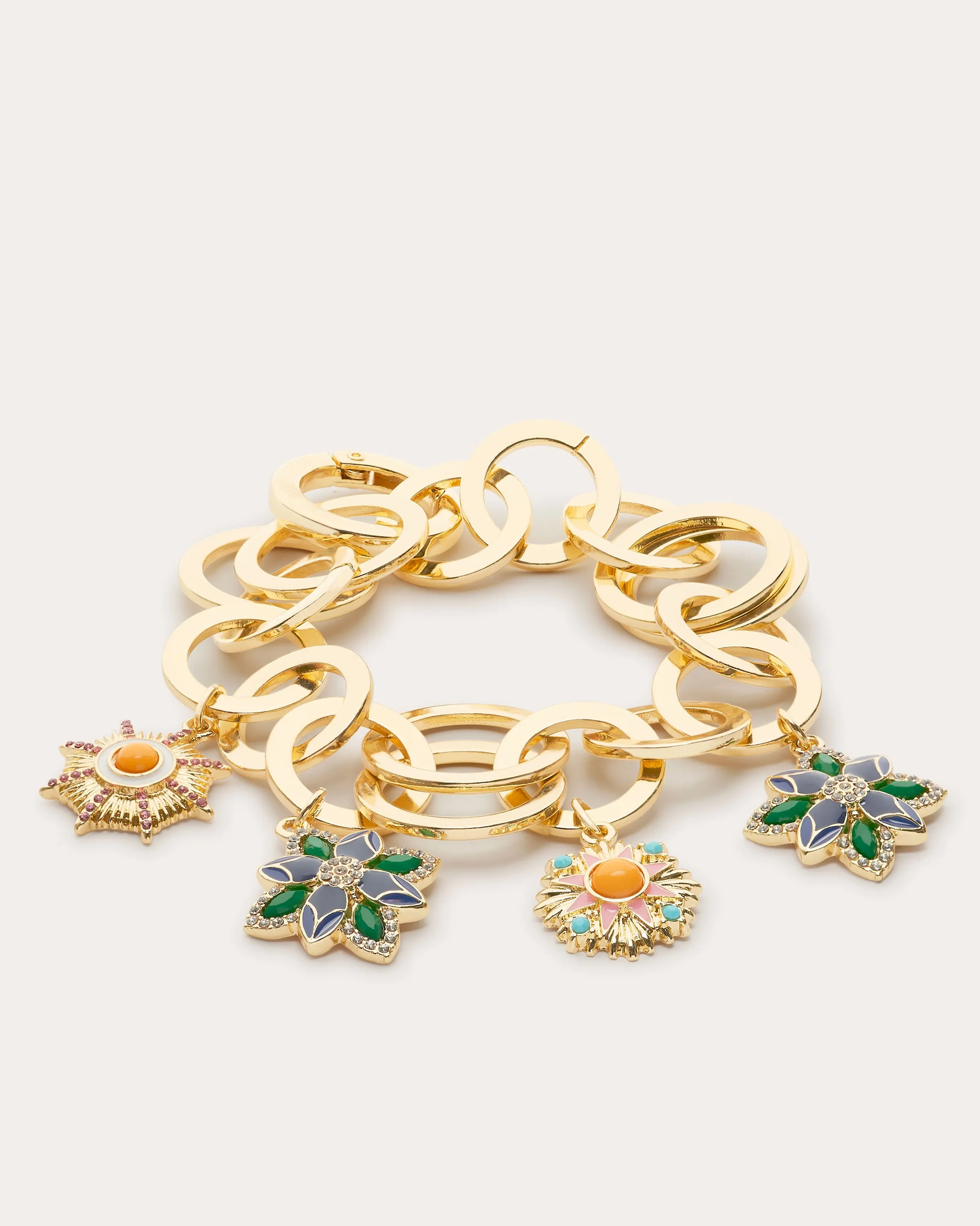Camila Flower Charm Bracelet