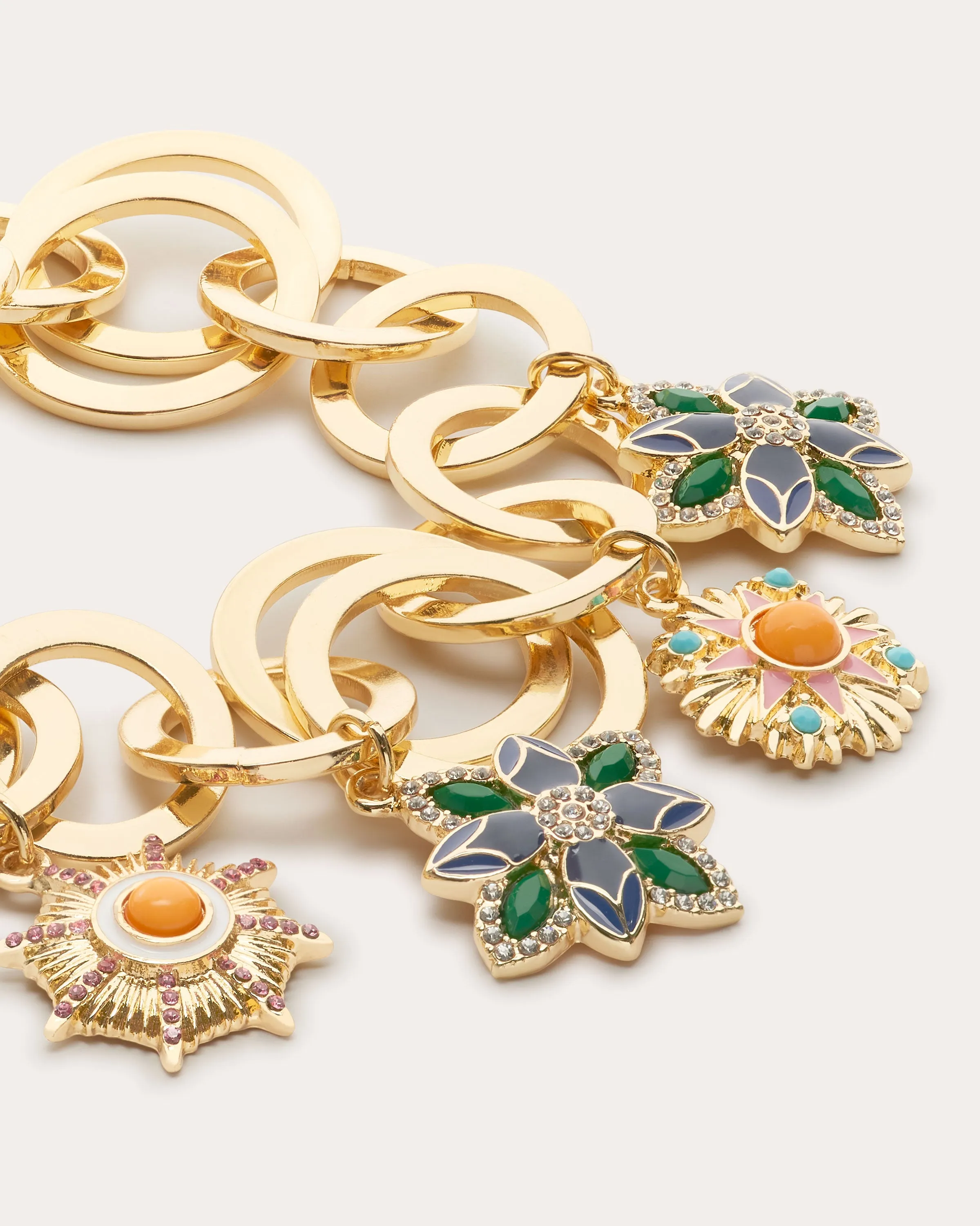 Camila Flower Charm Bracelet