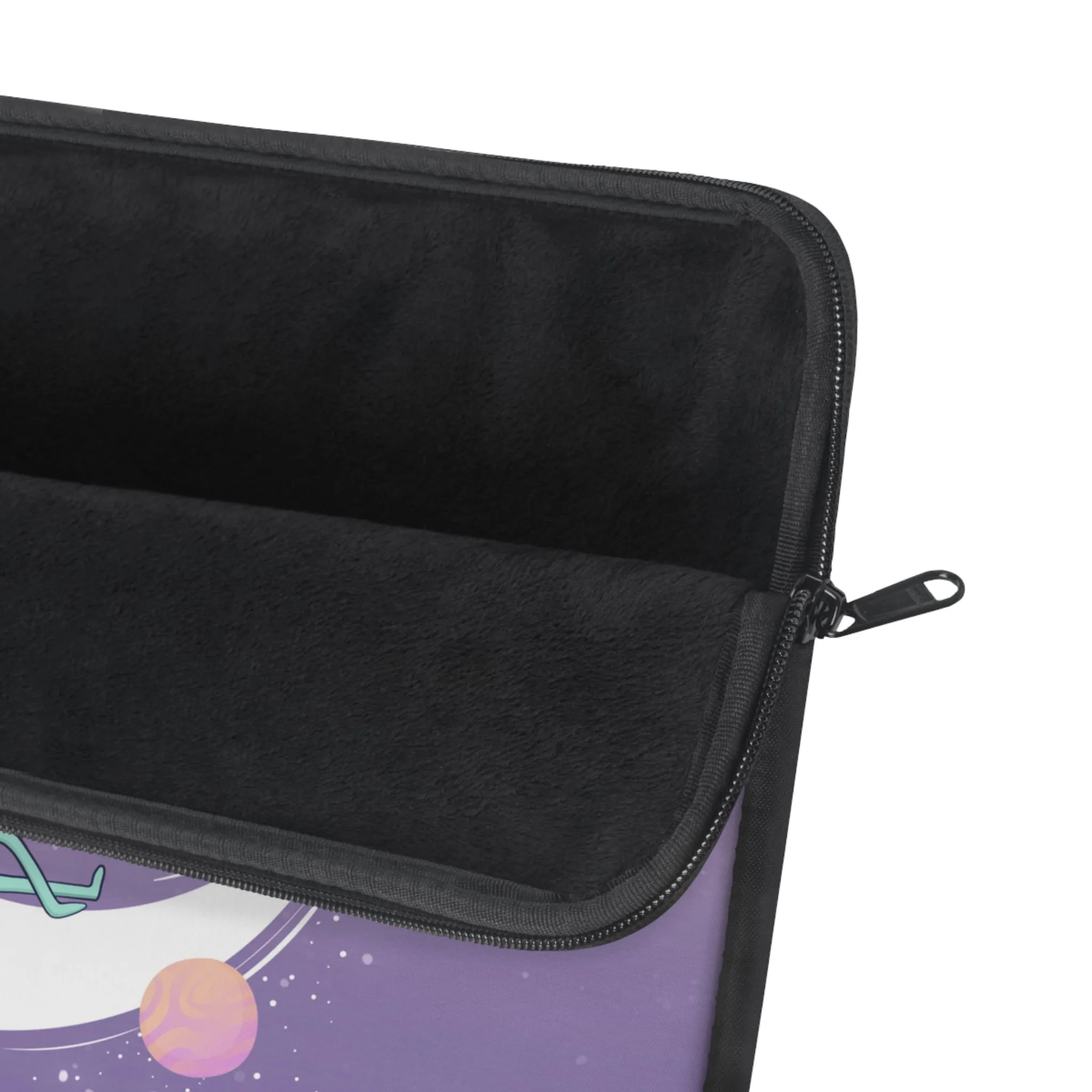 Chilling Alien Print Laptop Sleeve