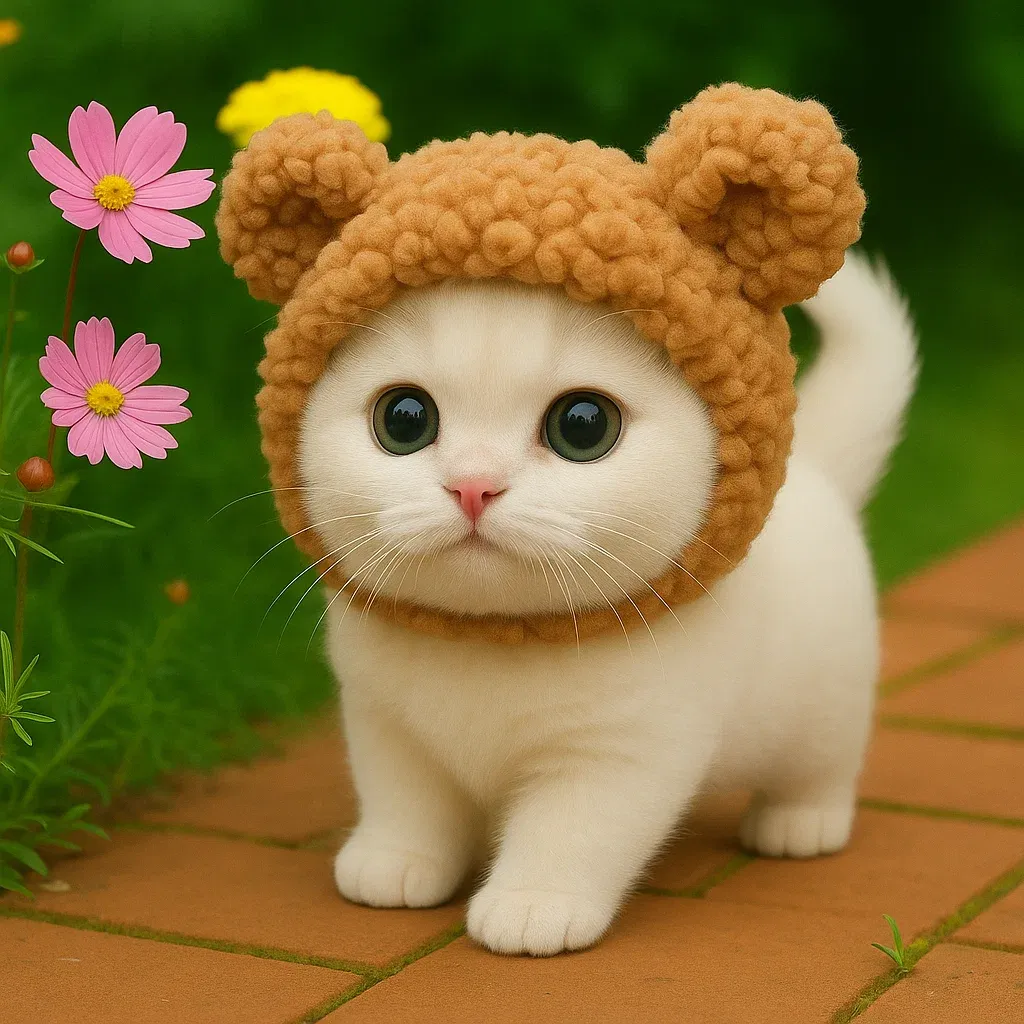 Cute animal hat  cat accessories