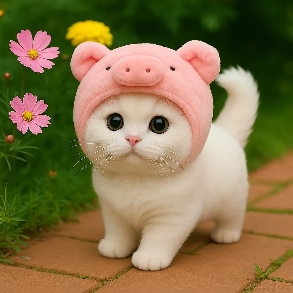 Cute animal hat  cat accessories