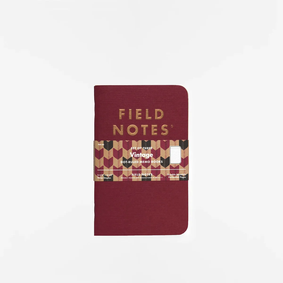 Field Notes Vintage 3-Pack Notebook