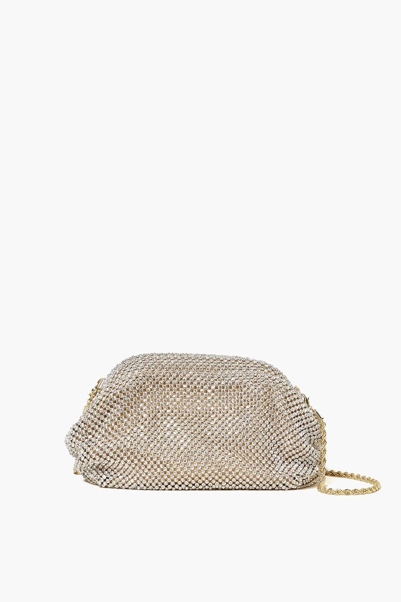 Gold Diamante Doris Micro Clutch
