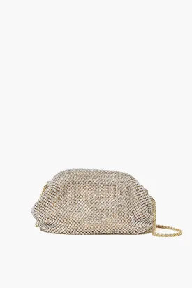 Gold Diamante Doris Micro Clutch