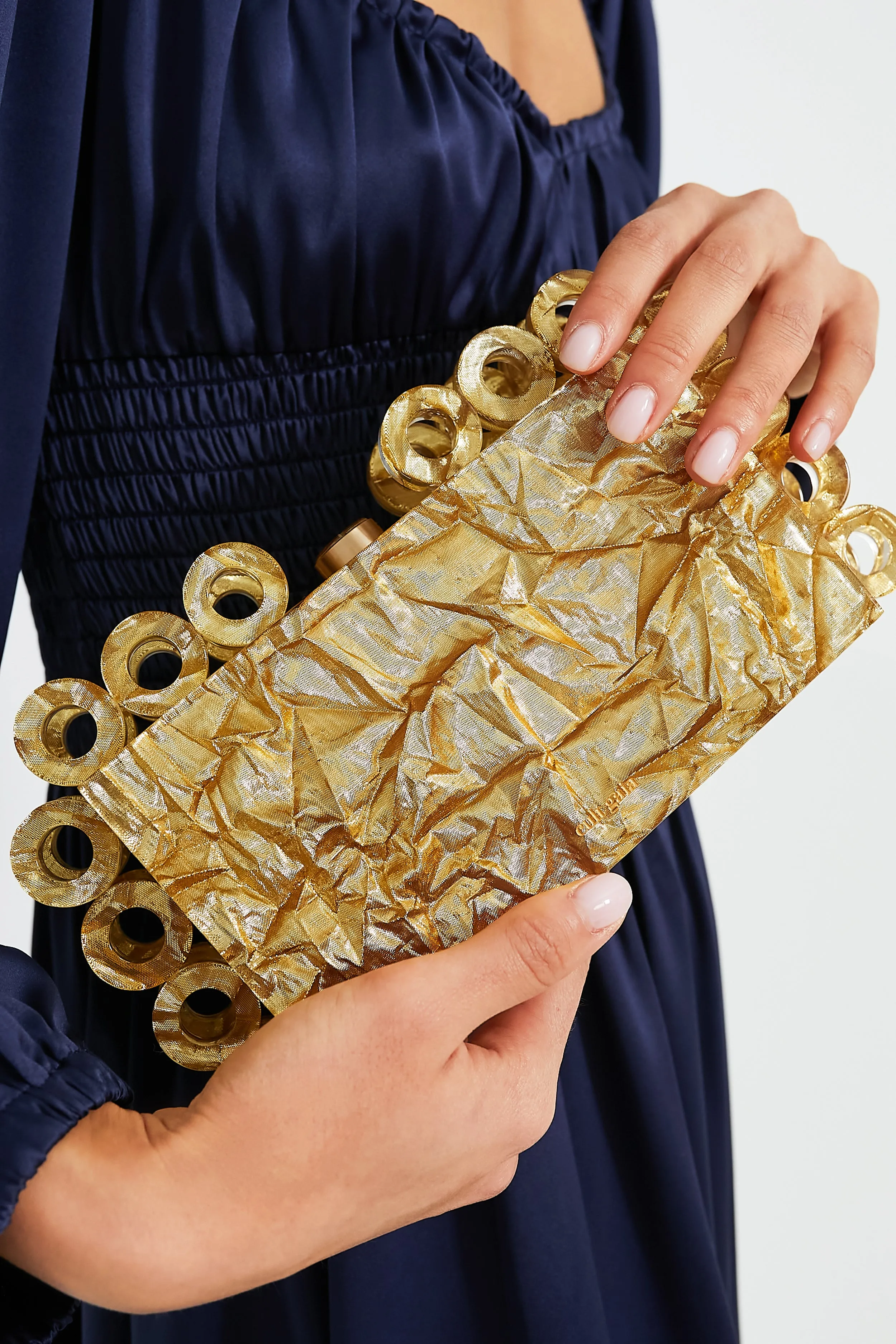Gold Harlow Clutch