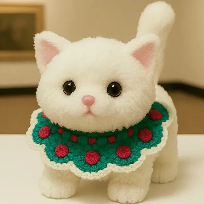 Hand-woven collar -cat accessories