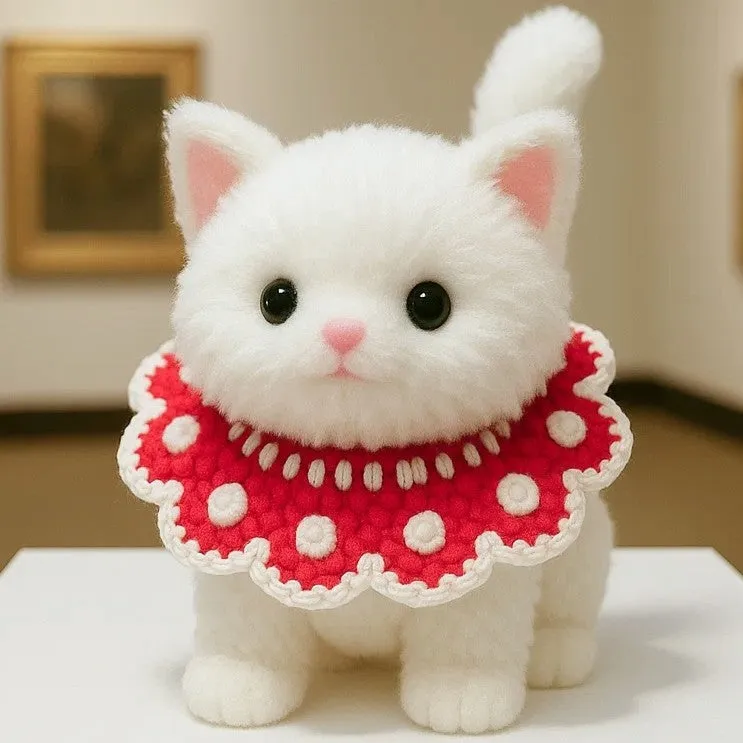 Hand-woven collar -cat accessories