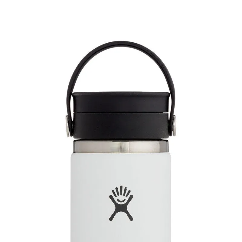 Hydro Flask 16Oz Wide Mouth Flex Sip Lid White