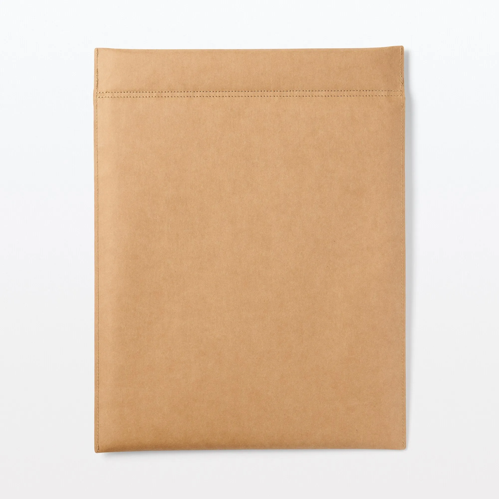Jeans' Back Patch Laptop Case - Brown