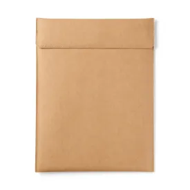 Jeans' Back Patch Laptop Case - Brown