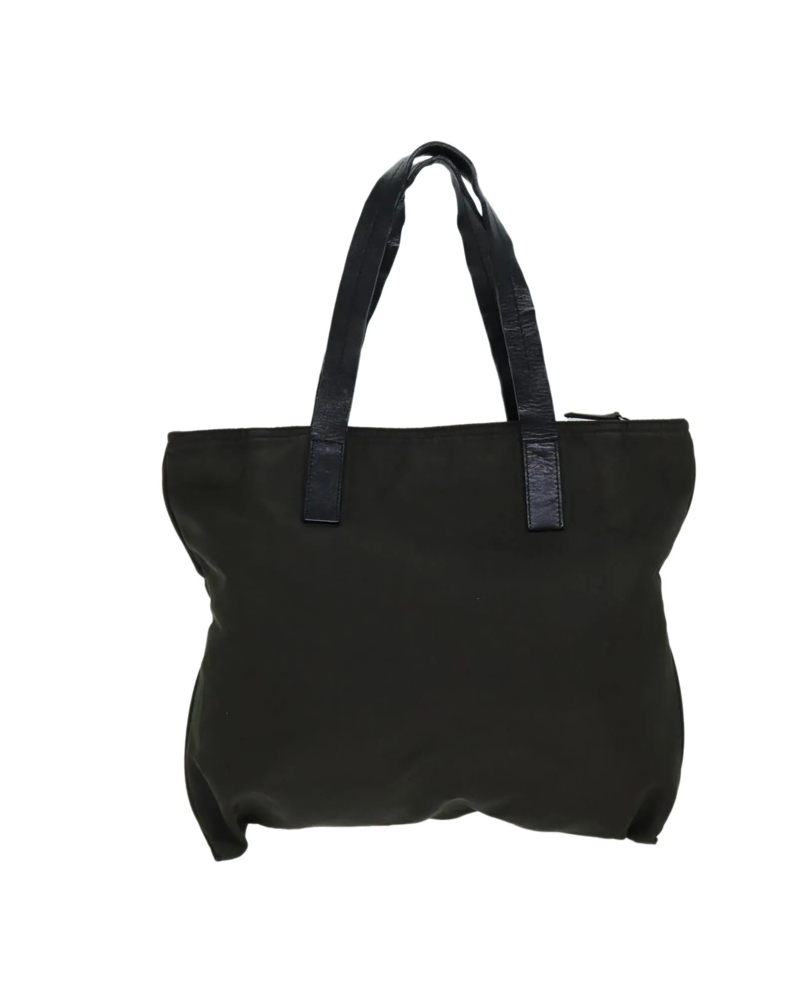 Khaki Nylon Tote Bag with Accessories - Italian Made (Rank C)