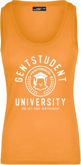 Koningsdag 2023 Tank Top Vrouwenmodel " Queen Gentstudent"