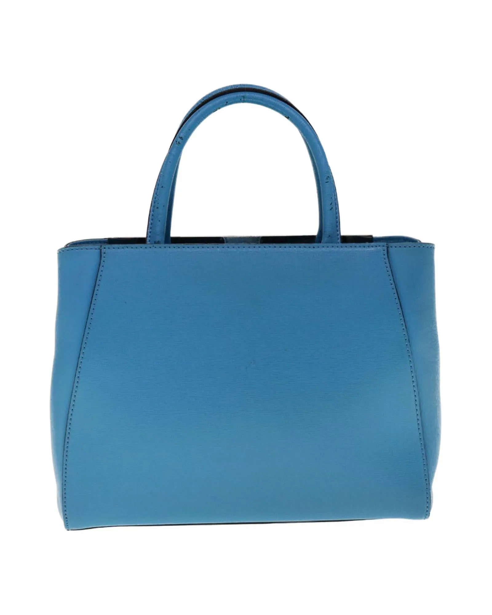 Light Blue Leather 2way Hand Bag by FENDI