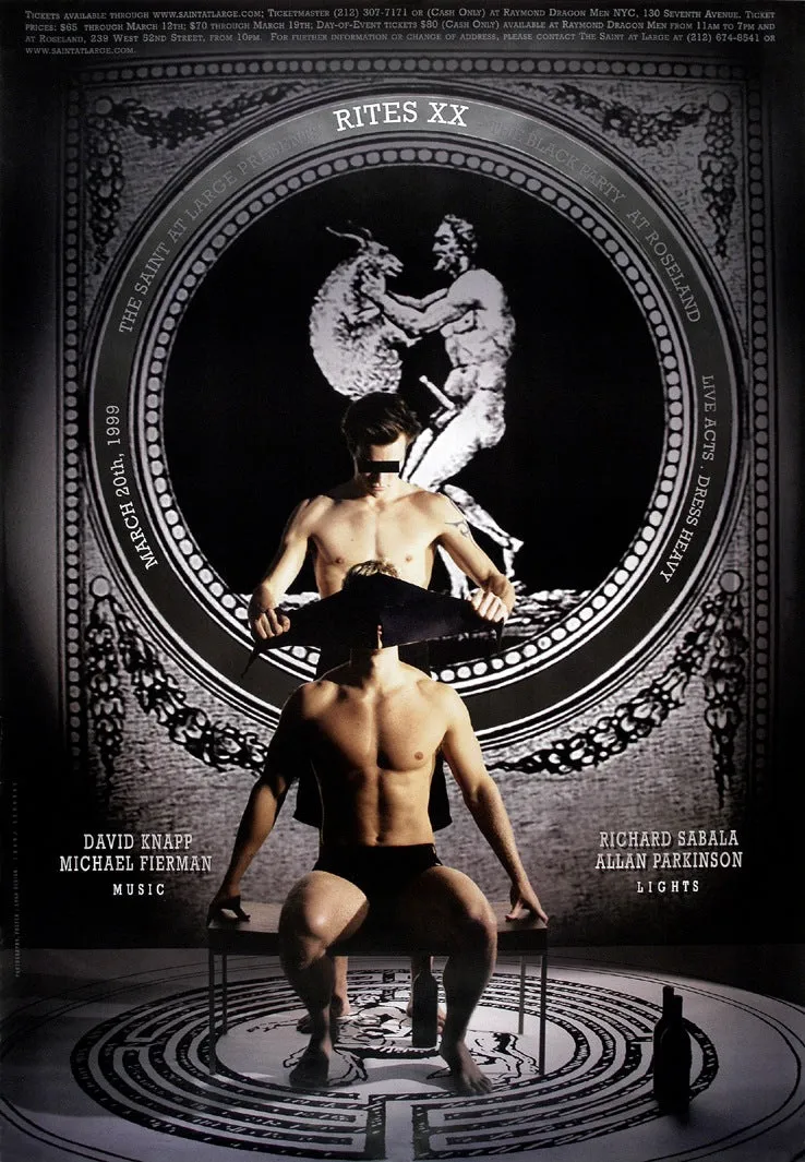 Poster 1999, The Black Party, The Saint at Large