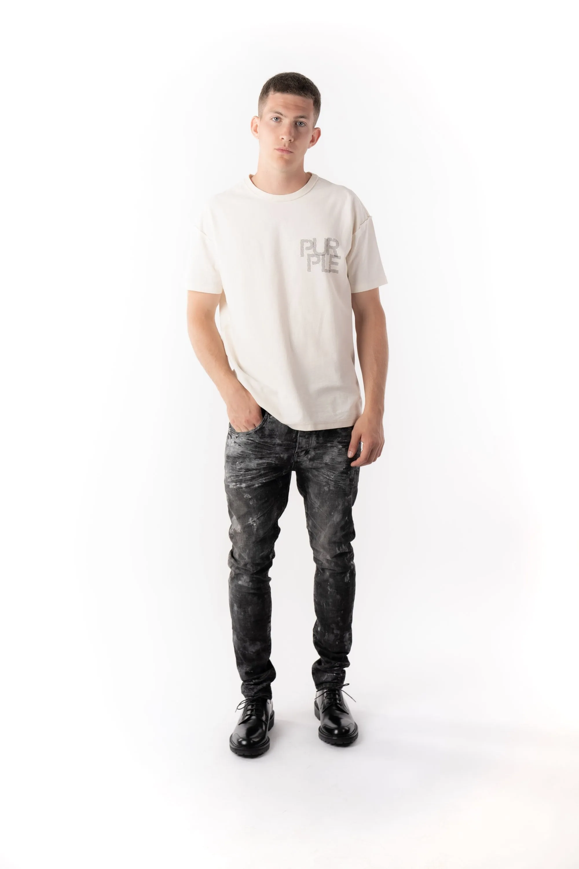 PURPLE BRAND GHOST - WHITE Mens Apparel