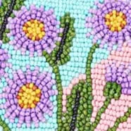 TOMMY BEADED BAG | CALIFORNIA ASTER